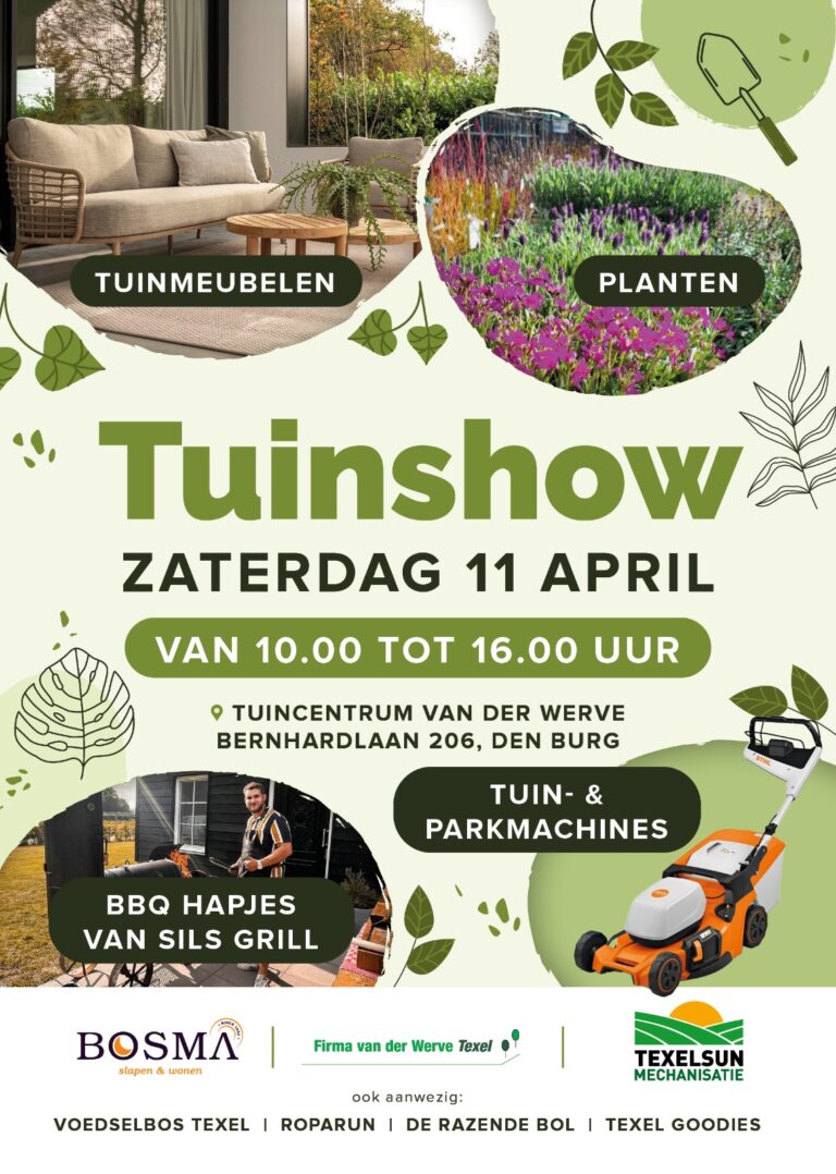 Tuinshow 11 april 2026